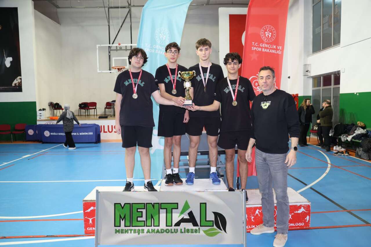 Menteşe Anadolu Lisesi Masa Tenisinde Üst Üste 3. Kez İl Şampiyonu 3